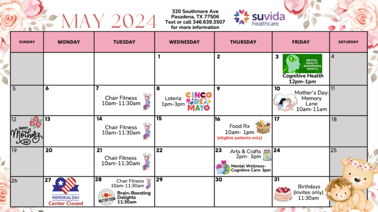 May 2024 Events - Pasadena 